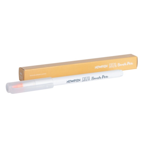 Brush Pen GINZA Pro 1485 Laranja Vulcão