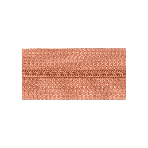 Fecho Zipper de Nylon Malha 3 Salmão (metro) COSE