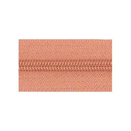 Fecho Zipper de Nylon Malha 5 Salmão (metro) COSE