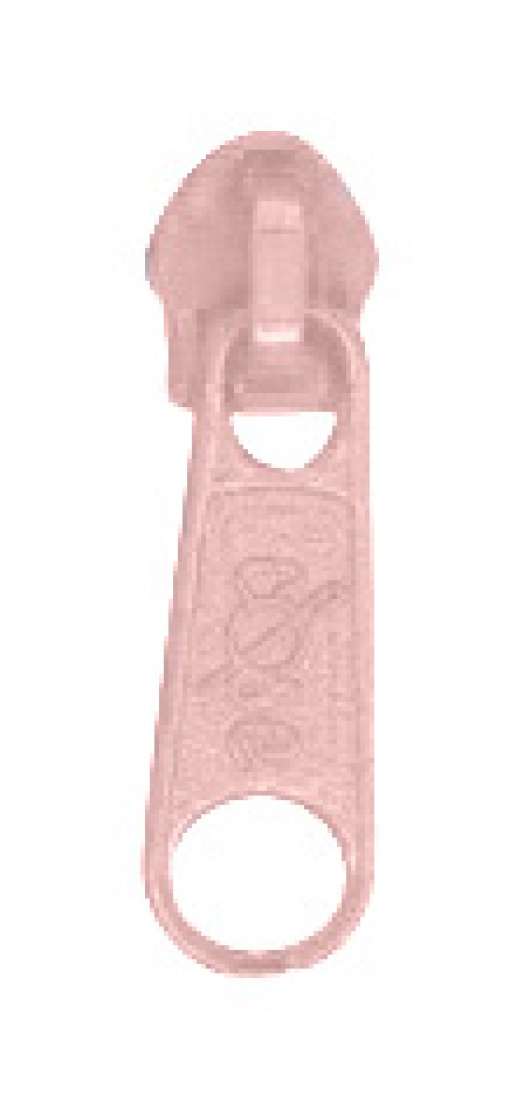 Cursor para Fecho Zipper Malha 3 Rosa Velho COSE