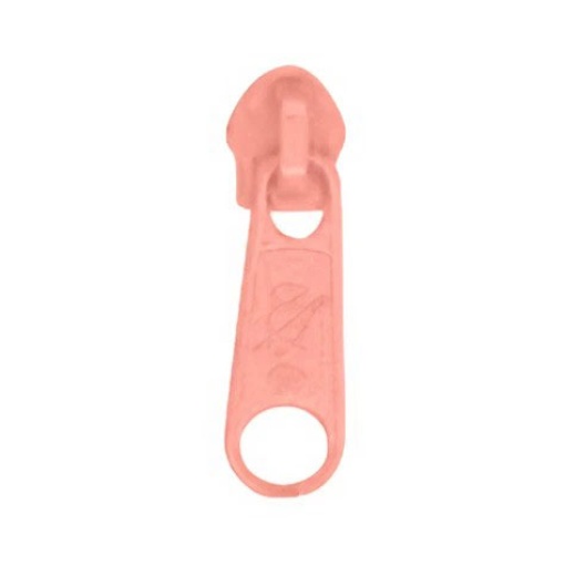 Cursor para Fecho Zipper Malha 3 Salmão COSE