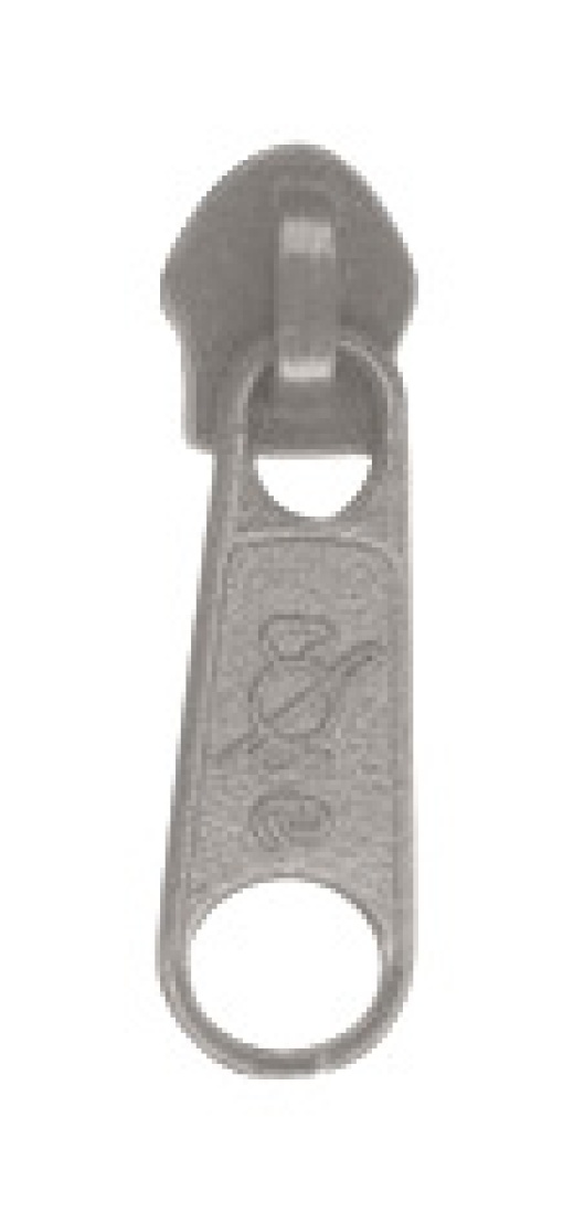 Cursor para Fecho Zipper Malha 3 Cinza Prateado COSE