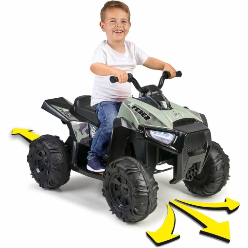 Quad Eléctrico FEBER Boxer 12v Verde FAMOSA
