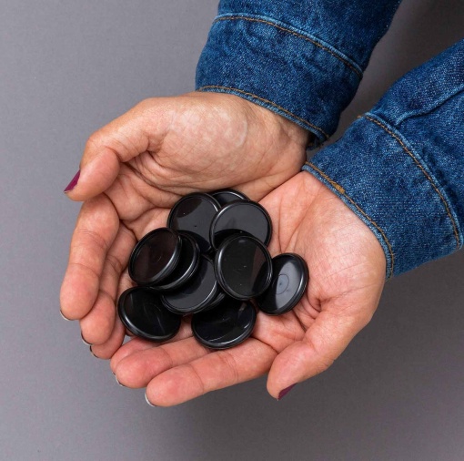 Discs + elastic band G for SMART NOTEBOOK black - 12+1 units