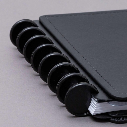 Discs + elastic band G for SMART NOTEBOOK black - 12+1 units