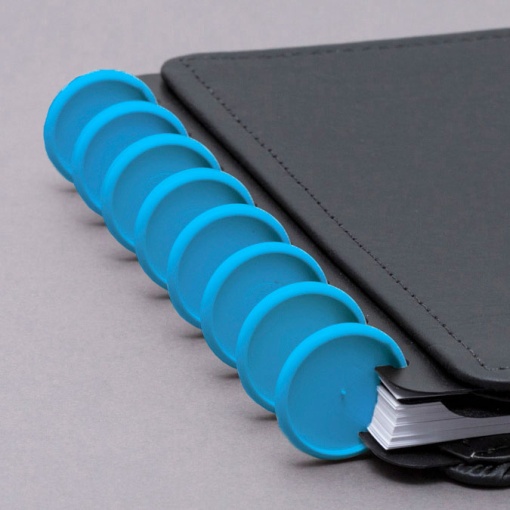 Discs + elastic band G for SMART NOTEBOOK blue - 12+1 units