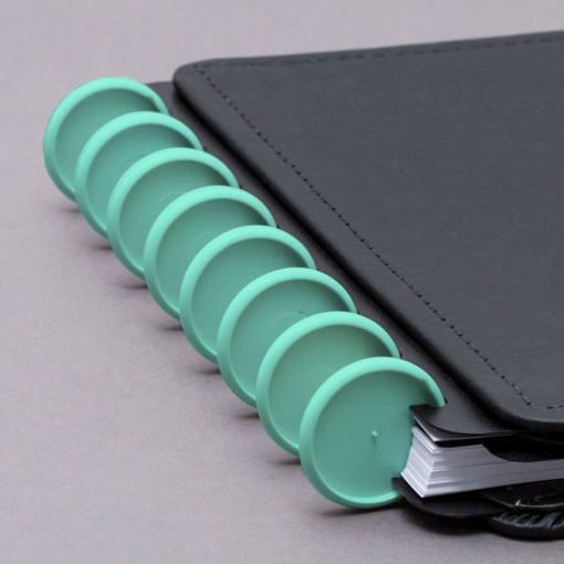 Discs + elastic band G for SMART NOTEBOOK green - 12+1 units