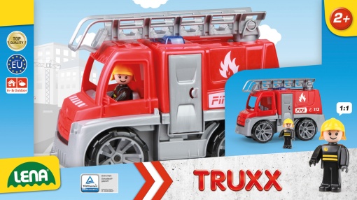 Carrinha dos bombeiros com escada 29 cm LENA