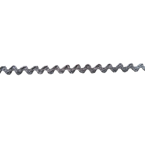 Fita Grega Zig-zag 6mm Prateado (metro)