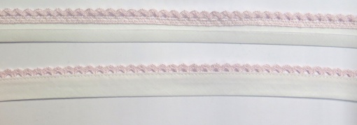 Fita de Viés com Renda 22mm Rosa (metro)