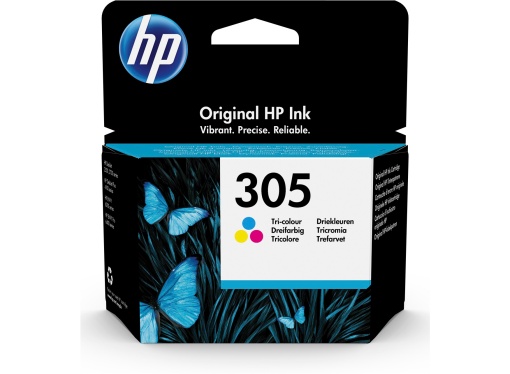Tinteiro HP 305 Cores 3YM60AE Deskjet 1255