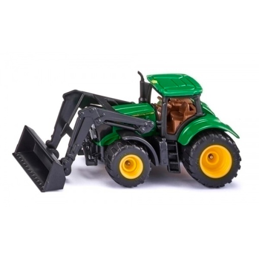 Trator John Deere com Pá Frontal Miniatura SIKU