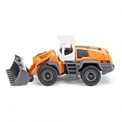 Trator Liebherr Quatro com Pá Carregadora Miniatura SIKU