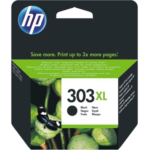 Tinteiro HP 303XL Preto T6N04AE Envy Photo 6220/6230/6232 Alta Capacidade