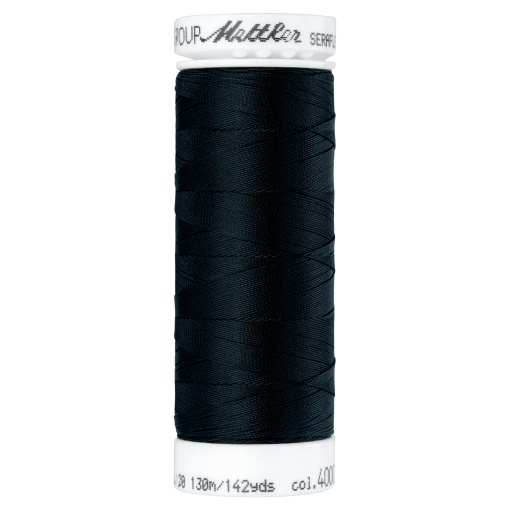 Linha de Costura Elástica METTLER Seraflex 130m Preto 4000