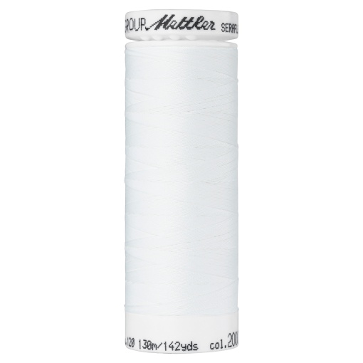 Linha de Costura Elástica METTLER Seraflex 130m Branco 2000