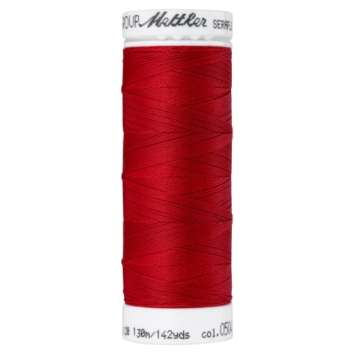 Linha de Costura Elástica METTLER Seraflex 130m Vermelho 0504