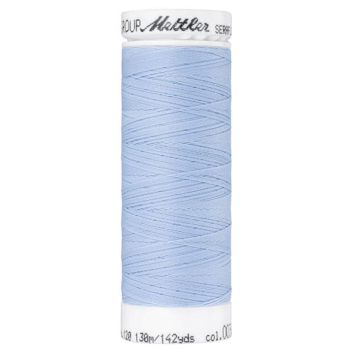 Linha de Costura Elástica METTLER Seraflex 130m Azul Bebé 0036