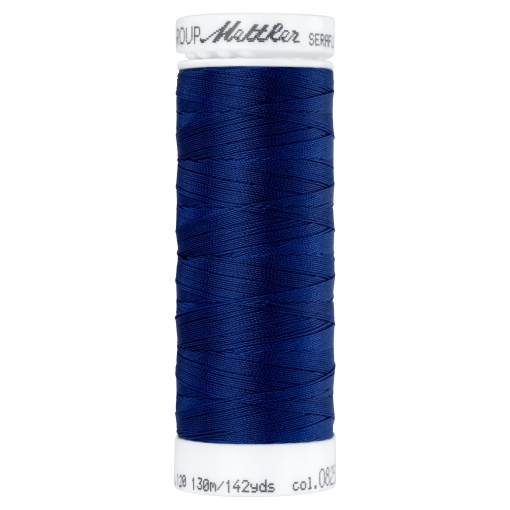 Linha de Costura Elástica METTLER Seraflex 130m Azul Marinho 0825