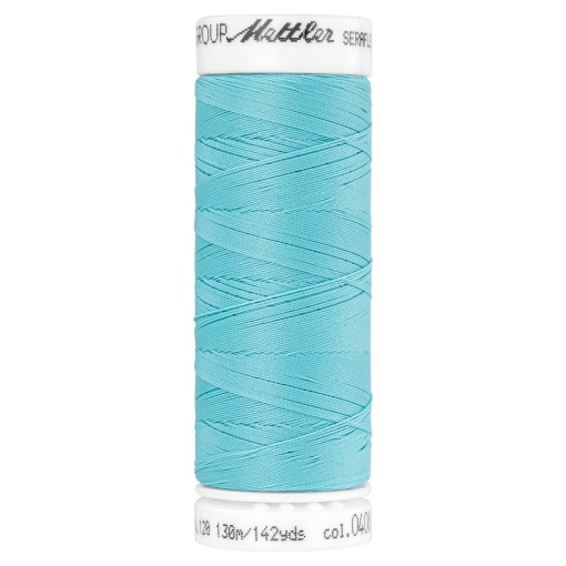 Linha de Costura Elástica METTLER Seraflex 130m Verde Água 408