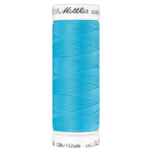 Linha de Costura Elástica METTLER Seraflex 130m Azul Turquesa 0409