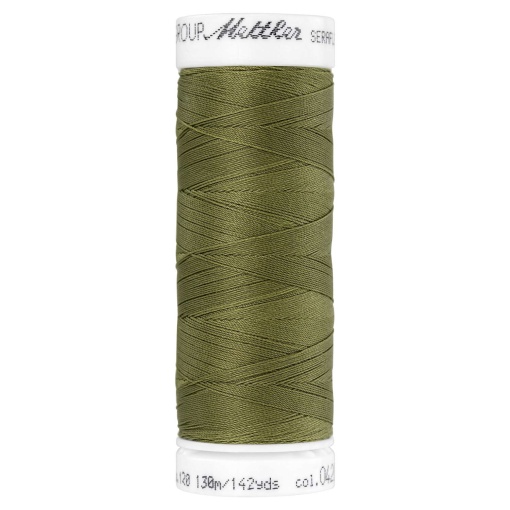 Linha de Costura Elástica METTLER Seraflex 130m Verde Azeitona 0420