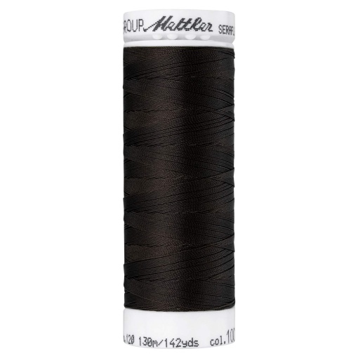 Linha de Costura Elástica METTLER Seraflex 130m Castanho Escuro 1002