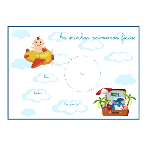 Álbum de bebé "Chegou o menino" 30 folhas