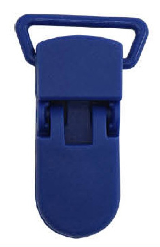 Porta-chupetas de Plástico 25mm Azul Escuro COSE