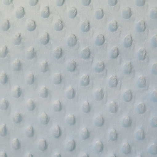 Tecido Minky Bolinhas Azul Claro 1x1,60m 002