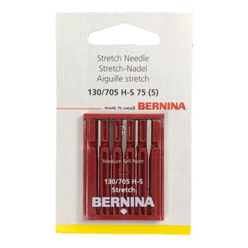 Agulha para máquina BERNINA N.75 licras e malhas stretch com 5 unidades