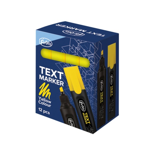 FOROFIS fluorescent highlighter in yellow