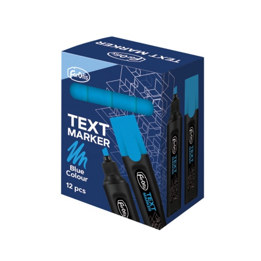 FOROFIS fluorescent blue highlighter