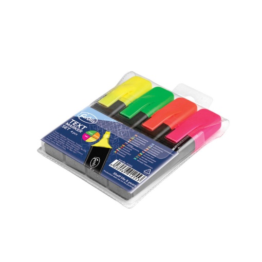 Sublinhador fluorescente FOROFIS - 4 unidades