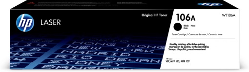 Toner HP 106A Preto W1106A Laserjet MFP135/137 1000 Páginas