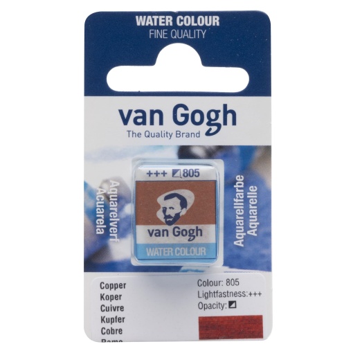 Aguarela em Pastilha TALENS VAN GOGH Cobre 805