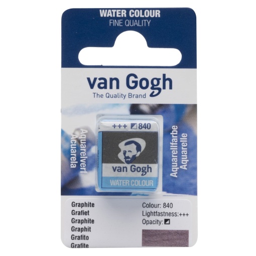 Aguarela em Pastilha TALENS VAN GOGH Grafite 840