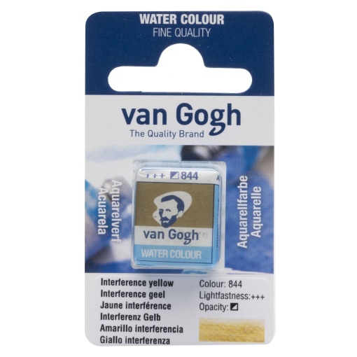Aguarela em Pastilha TALENS VAN GOGH Amarelo 844