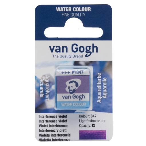 Aguarela em pastilha TALENS VAN GOGH Violeta Pérola 847