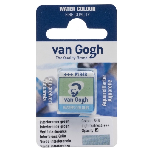 Aguarela em pastilha TALENS VAN GOGH Verde Pérola 848