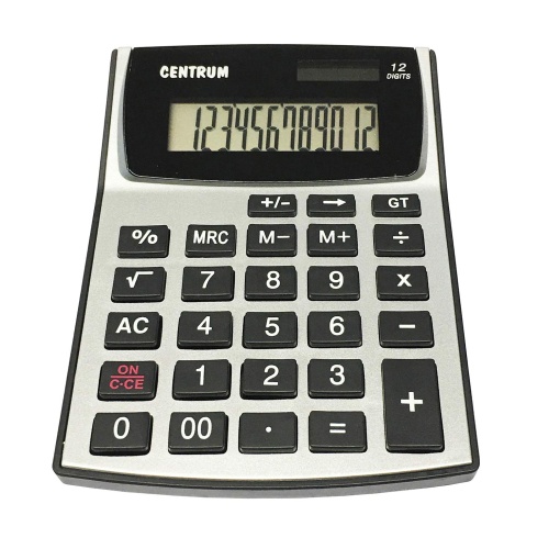 Calculadora de Secretária CENTRUM Compact Preto 12 dígitos