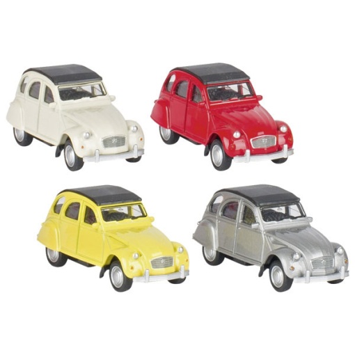 Carro Citroën 2CV Miniatura 1:60 7,6cm Sortido GOKI