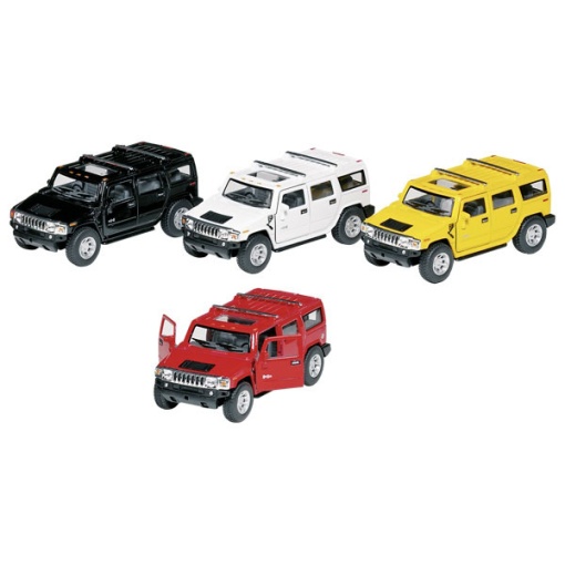 Carro Hummer H2 SUV (2008) Miniatura 1:40 12,5cm Sortido GOKI