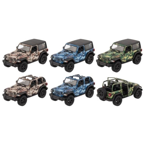 Carro Jeep Wrangler (2018) Miniatura 1:34 12,5cm Sortido GOKI