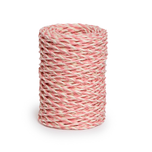 Fio de Embrulho Pippy 2mmx50m Bicolor Branco/rosa Claro 3101