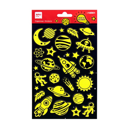 Autocolantes APLI espaços luminosos (1 folha)
