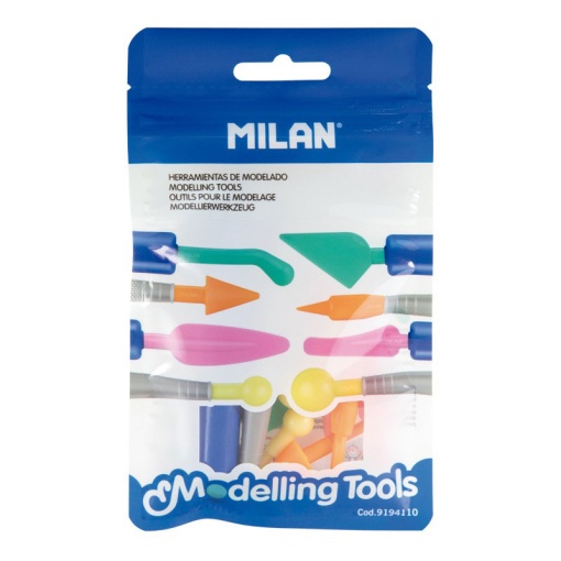 Acessórios de Modelar MILAN (2 Cabos + 8 Pontas)