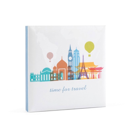 Álbum fotográfico com bolsas DEMARK 10x15cm 200 fotos Travel sortido