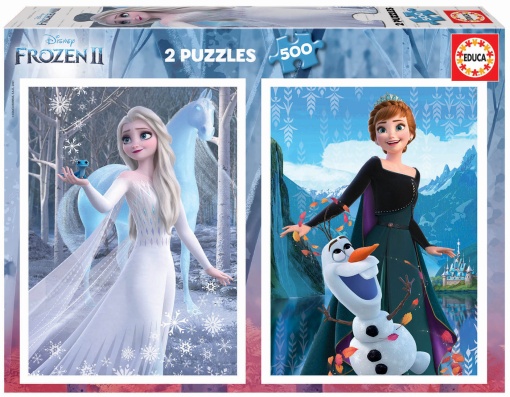 Puzzle EDUCA 2x500 peças DISNEY FROZEN II
