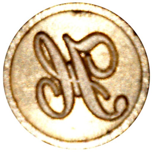 Sinete D. Torrejano com Cabo de Madeira Letra Script H